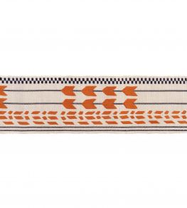 Wayfarer Border Trimming by Christopher Farr Cloth Orange
