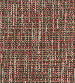 Weald Fabric by Nina Campbell Red/Indigo