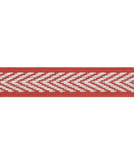 Westport Tape Trimming by Thibaut Cranberry