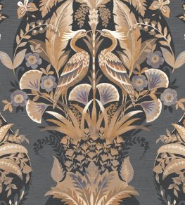 Whisper Wallpaper by Casadeco Noir Fusain