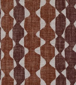 Whittle Fabric by Fermoie Chocolate Brown