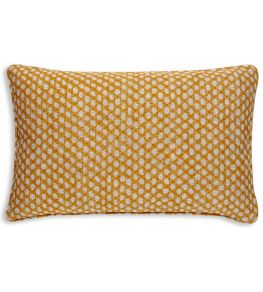 Wicker Cushion by Fermoie Yellow