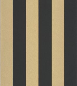 Wide Lines Wallpaper by Caselio Noir Doree