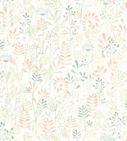 Wild Garden Wallpaper by Casadeco Vert Amande