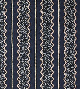 Jasham Fabric by William Yeoward Indigo