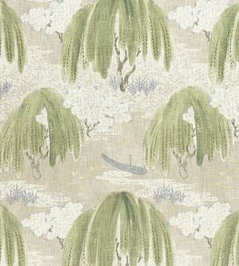 Willow Tree Fabric by Anna French Beige