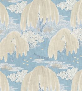 Willow Tree Fabric by Anna French Soft Blue