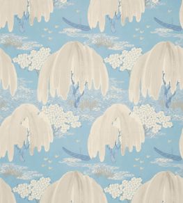 Willow Tree Wallpaper by Anna French Soft Blue