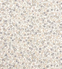 Wiltshire Blossom Wallpaper by Liberty Pewter Gold