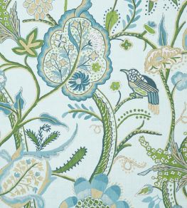 Windsor Wallpaper by Thibaut Spa Blue
