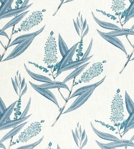 Winter Bud Fabric by Anna French Blue