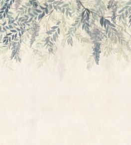 Wisteria Mural by Sandberg Blue