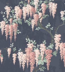 Wisteria Wallpaper by Woodchip & Magnolia Midnight Mint