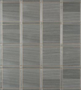 Wood Panel Wallpaper by Thibaut Charcoal and Metallic Gold