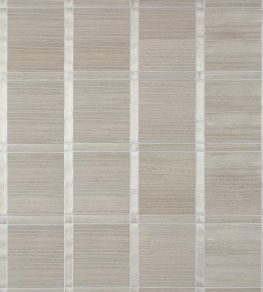 Wood Panel Wallpaper by Thibaut Taupe and Metallic Silver