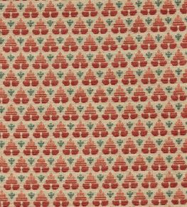 Woodberry Fabric by Colefax and Fowler Red/Green