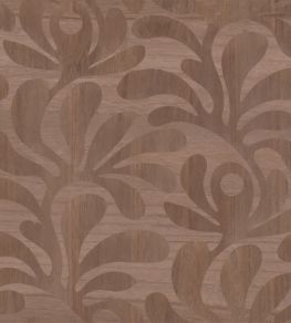 Woodblock Beetle Fern Wallpaper by Moooi Walnut