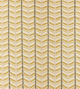 Woodbridge Stripe Fabric by Nina Campbell Ochre