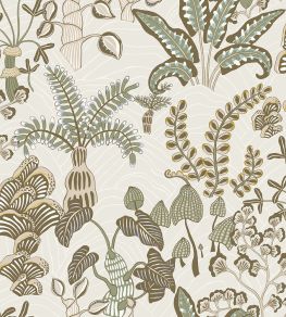 Woodland Floor Wallpaper by Josephine Munsey Soft Olive