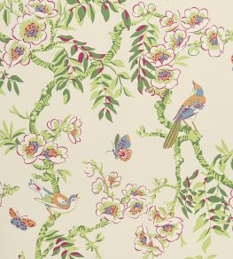 Yukio Fabric by Thibaut Cream