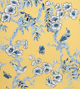 Yukio Fabric by Thibaut Yellow