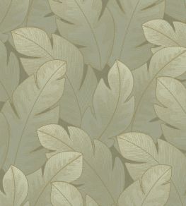 Yuto Wallpaper by Casadeco Vert Eucalyptus