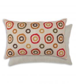 Zafora Cushion 60 x 40cm by William Yeoward Ochre