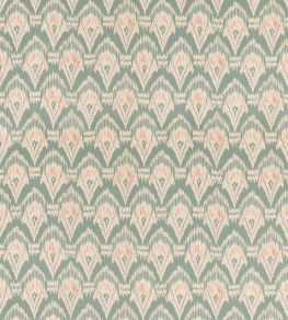 Zaraband Texture Fabric by GP & J Baker Teal/Spice