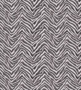 Zebra Stripe Velvet Fabric by Travers 998