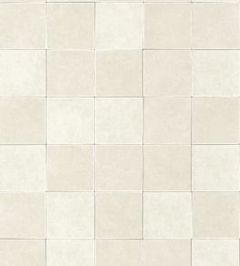 Zelliges Wallpaper by Casadeco Blanc Albatre