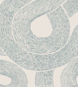 Zen Wallpaper by Sandberg Indigo Blue