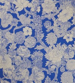 Zennor Arbour in Ladbroke Linen Fabric by Liberty Lapis