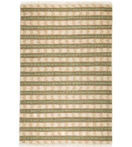 Zig Zag Rug by GP & J Baker Olive