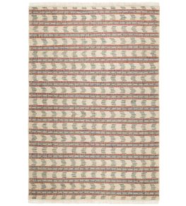 Zig Zag Rug by GP & J Baker Red/Blue