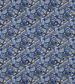Zig Zag Linen Fabric by Liberty Aviator