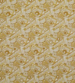 Zig Zag Linen Fabric by Liberty Sahara