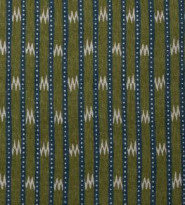 Zig Zag Fabric by Titley and Marr Navy & Emerald