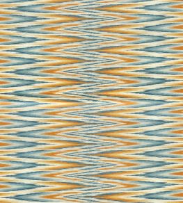 Ziggery Fabric by Madeaux 04 Tangerine Bay