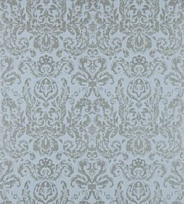 Brocatello Wallpaper by Zoffany Stockholm Blue