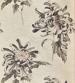 Evelyn Wallpaper by Zoffany Koi/Vine Black