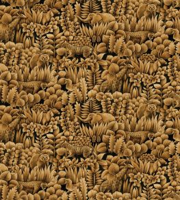 Zoo Friends Metallic Wallpaper by Today Interiors Antique