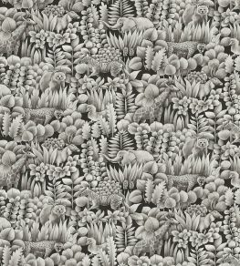 Zoo Friends Wallpaper by Today Interiors Pencil Grey