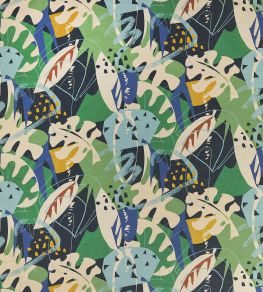 Zylina Fabric by Osborne & Little Indigo/Emerald