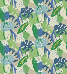 Zylina Wallpaper by Osborne & Little Indigo/Emerald