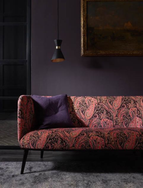 Felix Raison Liberty print fabric sofa